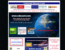 Tablet Screenshot of cdecard.com